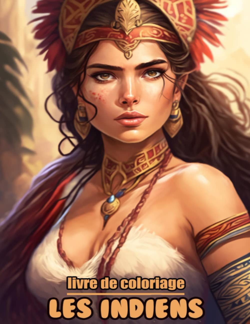 Livre de coloriage des Indiens: "Explorer les cultures autochtones à travers l'art : un livre de coloriage pour les Indiens " book