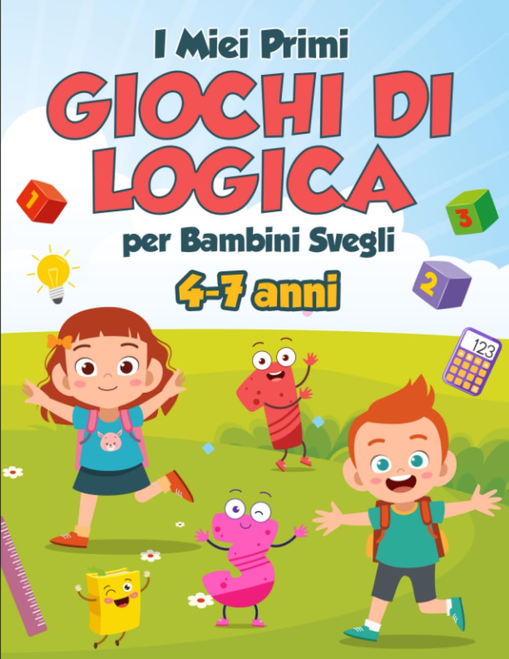 I Miei Primi Giochi di Logica per Bambini Svegli: 100+ Puzzle, Giochi e Passatempi a Colori per Allenare la Concentrazione e l'Intelligenza Divertendosi | Età 4-7 Anni book