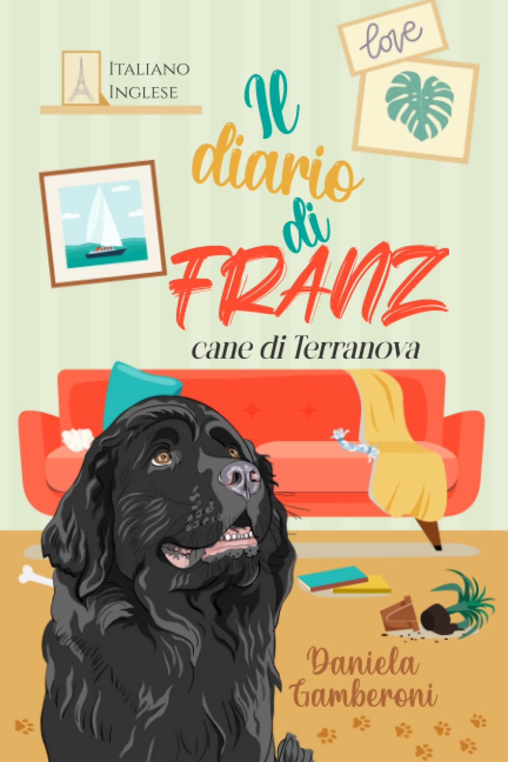 Il diario di Franz – Cane di Terranova: Italiano - Inglese book