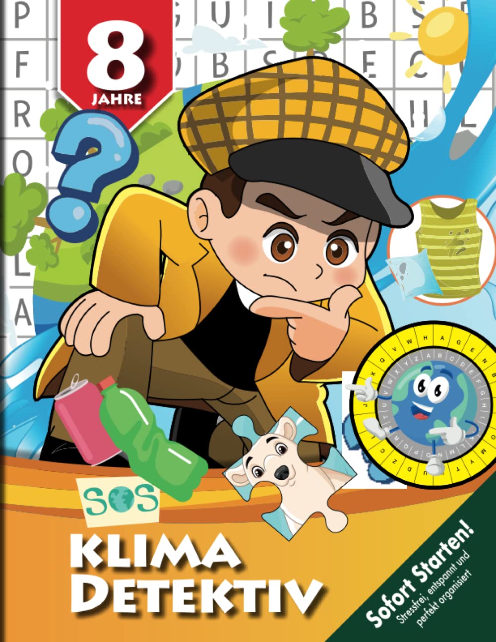 Klima Detektiv Schatzsuche Schnitzeljagd (Kindergeburtstag) ab 8 Jahren: Experiment „Klimawandel“ außer Kontrolle! Bösewichte stoppen, Spiele wie Eisbär puzzeln, Geheimcode-Scheibe book