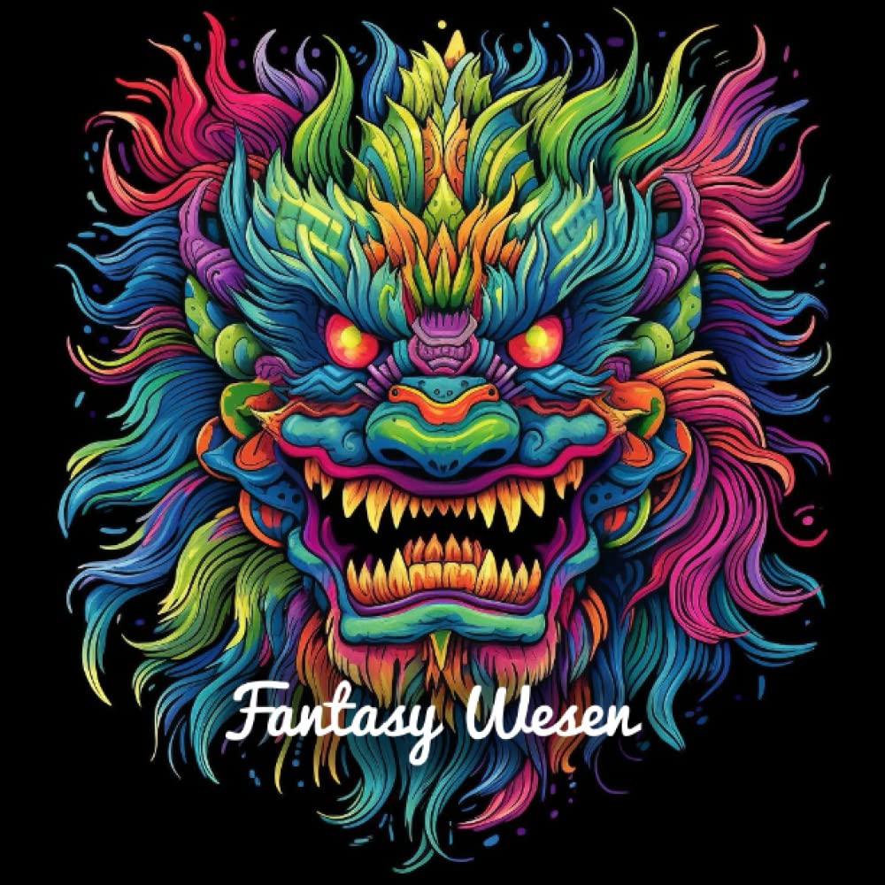Fantasy Wesen Malbuch: Einhörner, Vampire, Monster, Drachen und vieles mehr (Fantasy Malbücher) Tiptoi & Games