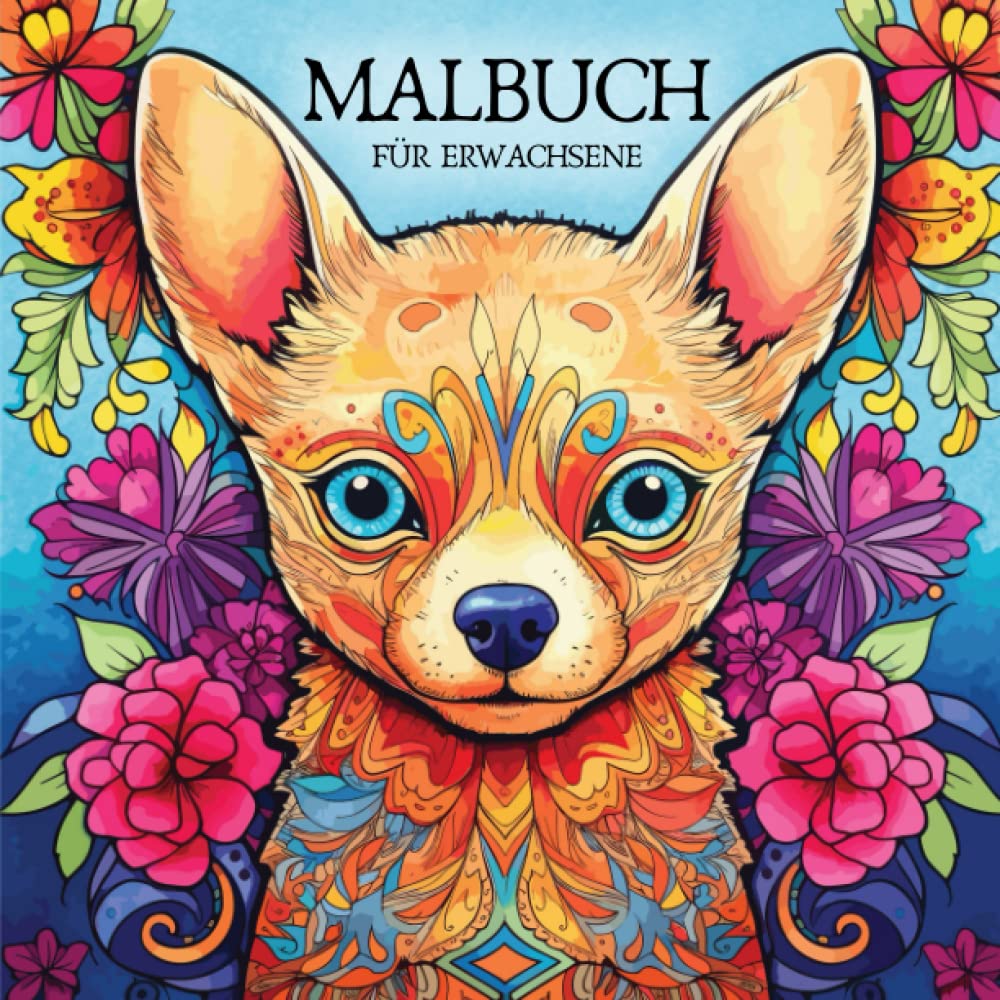 Malbuch für Erwachsene: Das Große Tier Malbuch mit wunderschönen Motiven zum Ausmalen. Ideal als Geschenk für Erwachsene und Jugendliche geeignet. Manga