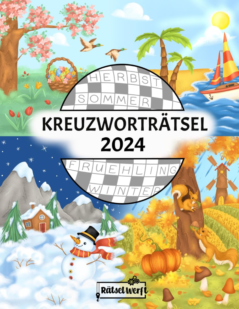 Kreuzworträtsel 2024: Rätselbuch für Erwachsene mit 366 datierten Kreuzworträtseln book