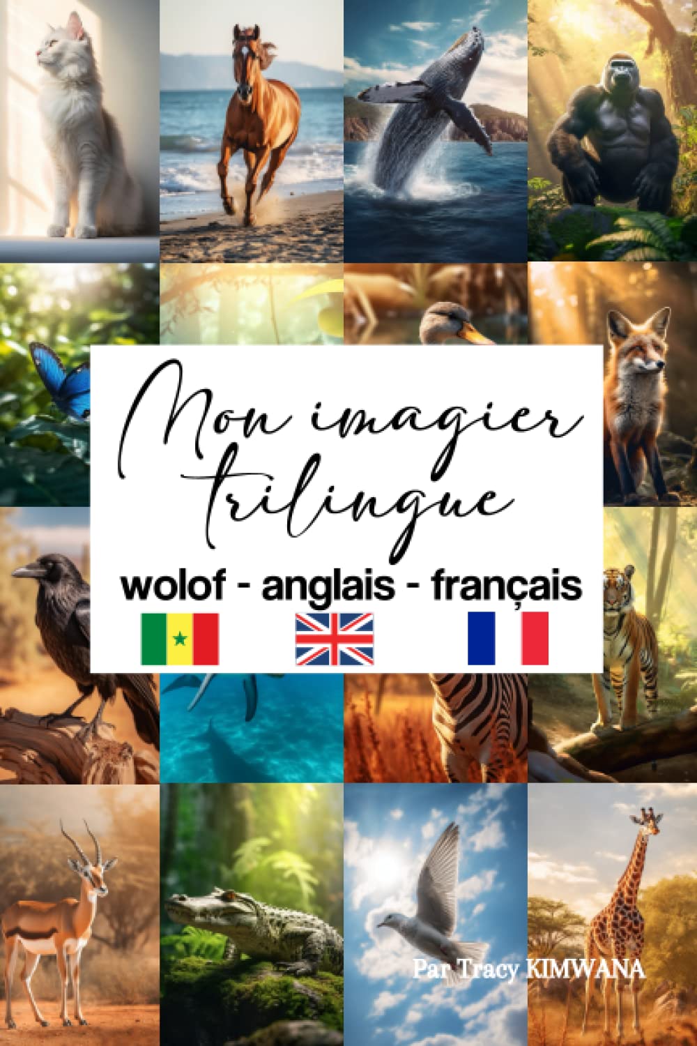 Mon imagier trilingue - Les animaux à travers le Monde - Wolof, Anglais, Français: Des Illustrations Captivantes et une Joie Multilingue pour les Enfants et les Amoureux des Langues book