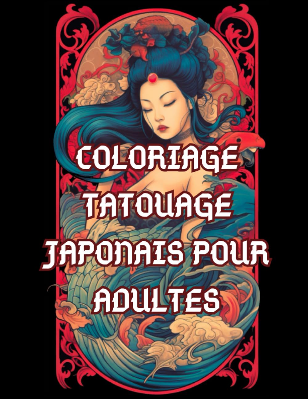Coloriage tatouage japonais pour adultes: magnifique livre de coloriage pour adultes sur le thème du tatouage japonais book