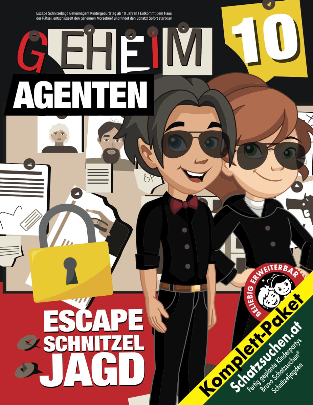Geheimagenten Schatzsuche für Spionageliebhaber ab 10 Jahren: Diese Schnitzeljagd entführt kleine Agenten in eine Welt kniffliger Rätsel, Geheimnisse und Spiele. (Bravo Schatzsuche) Tiptoi & Games