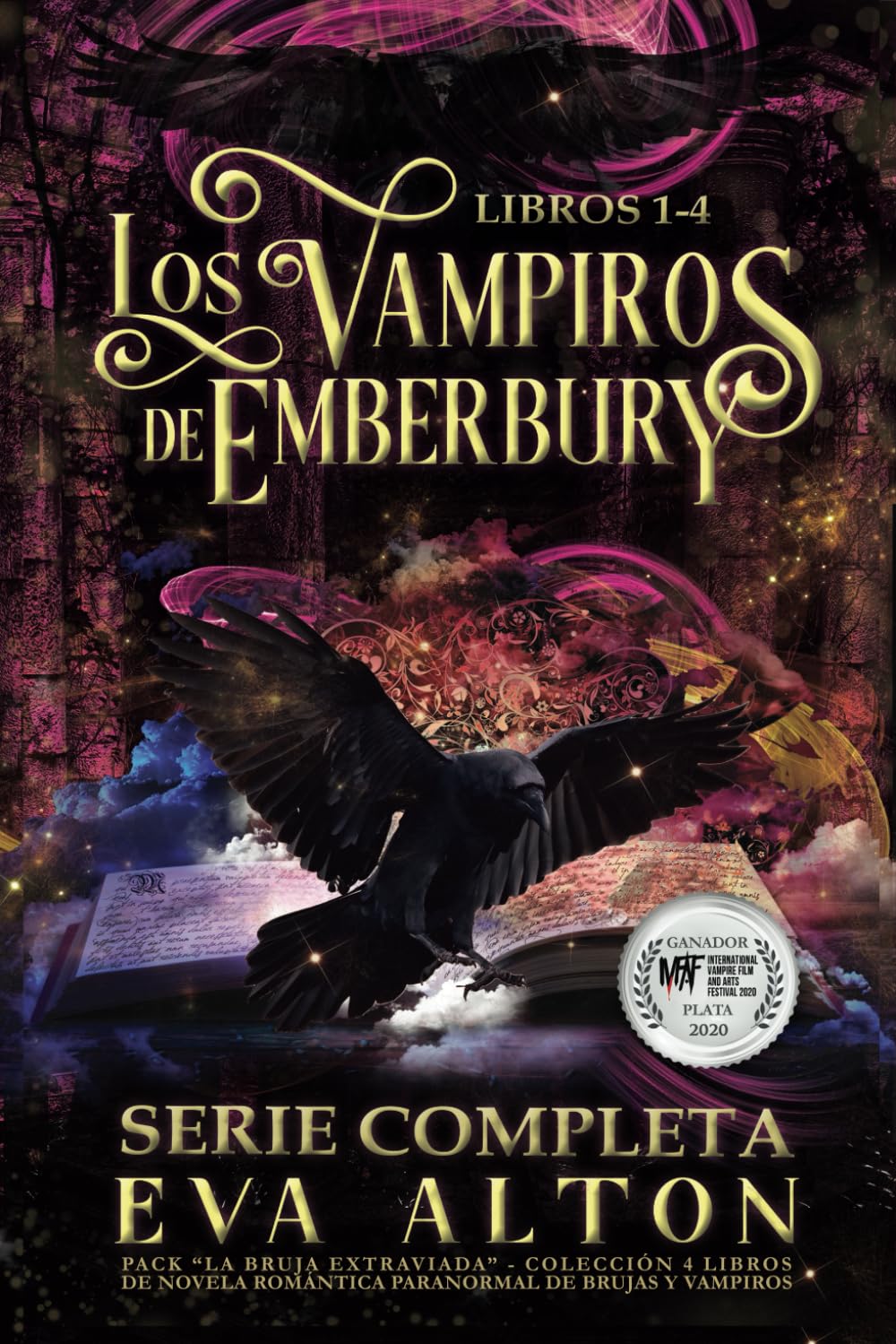 Los Vampiros de Emberbury Serie Completa Pack La Bruja Extraviada: Colección 4 libros de novela romántica paranormal de brujas y vampiros book