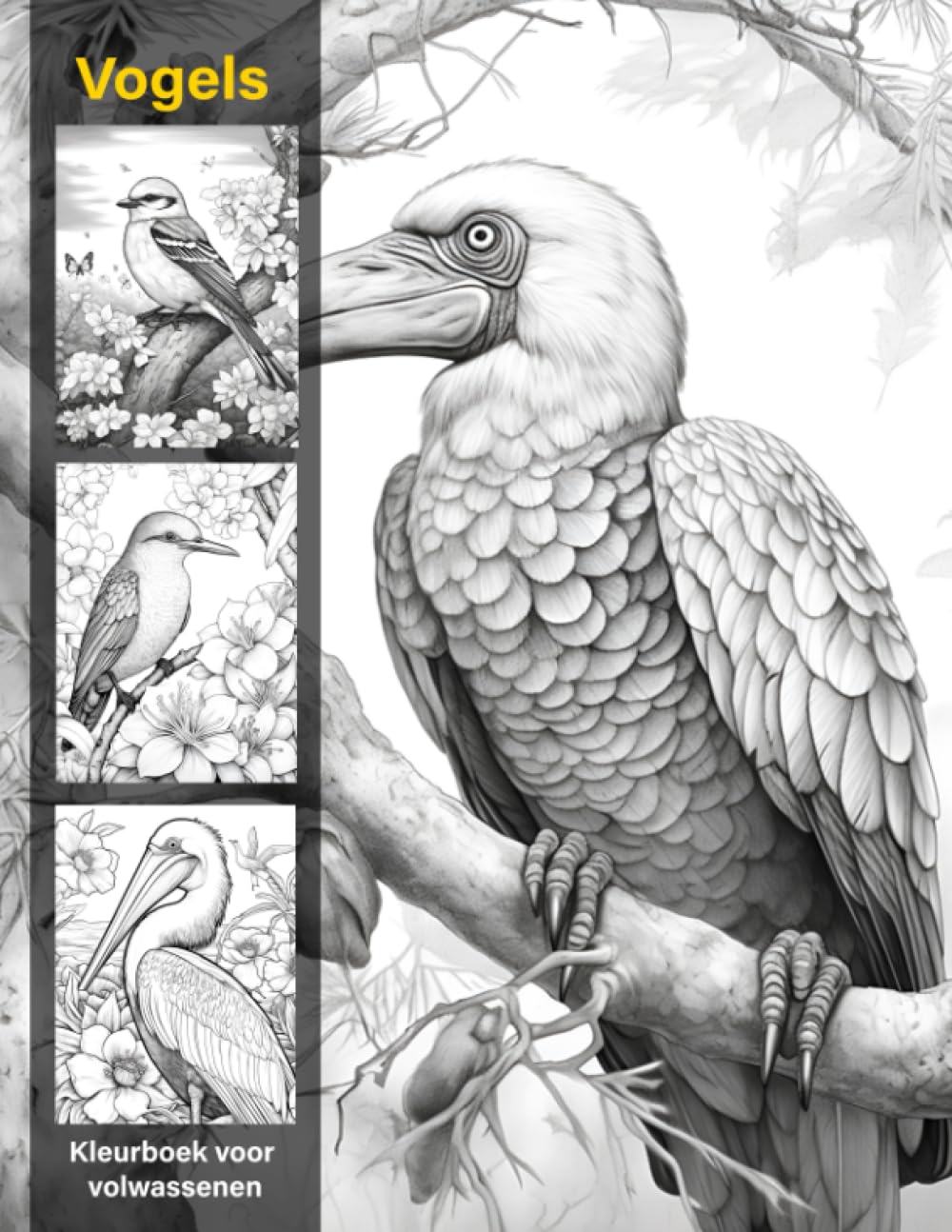 Kleurboek voor volwassenen, Vogels: 50 prachtige vogeltekeningen voor alle vaardigheidsniveaus Non-fiction