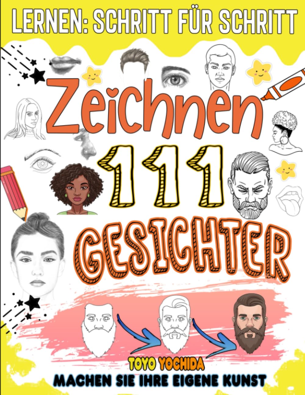 111 Gesichter zeichnen lernen Manga