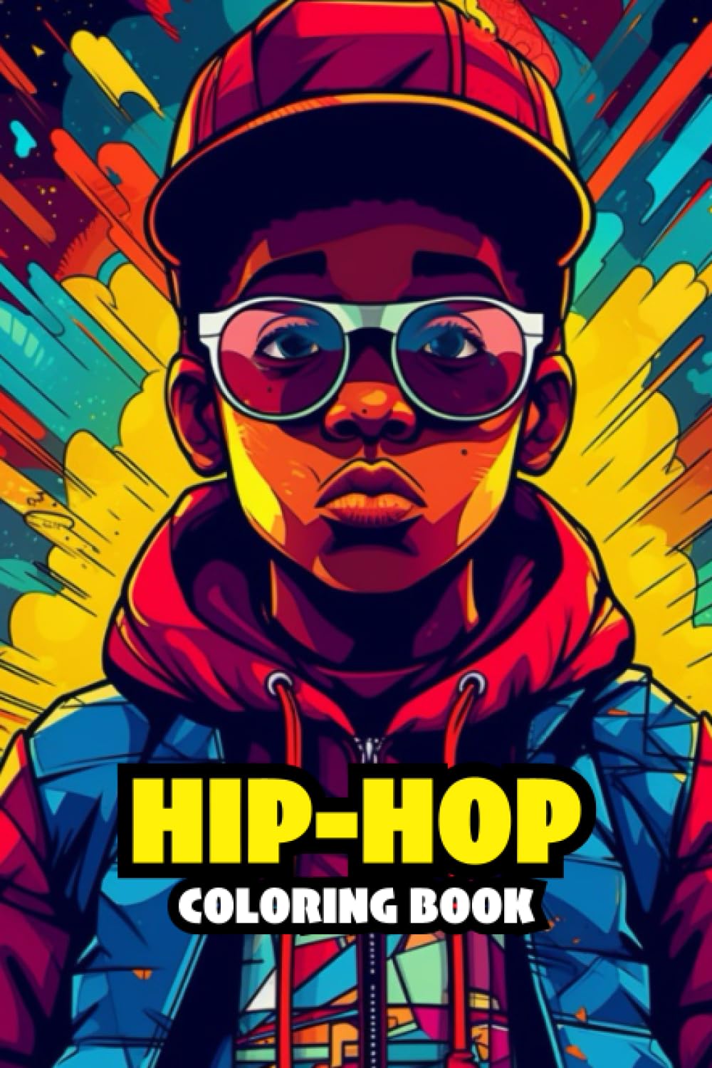 Hip-hop Coloring Book: Awesome Hip-hop book. Age 12-99 Manga