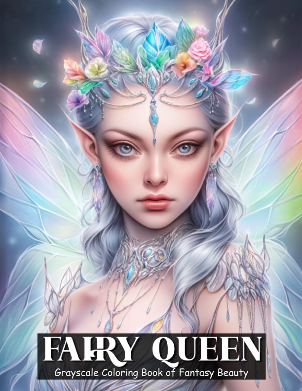 Fairy Queen Grayscale Coloring Book of Fantasy Beauty: Explore the Magical World of Fairy Queens Hobbies & Crafts