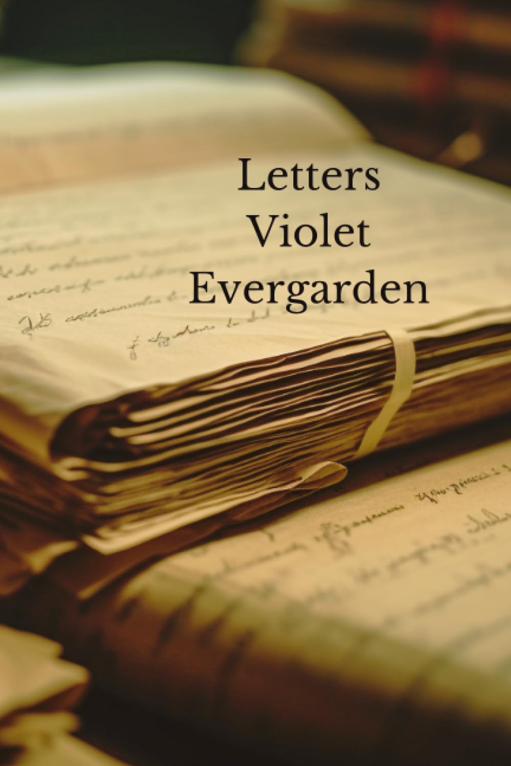 Letters Violet Evergarden book