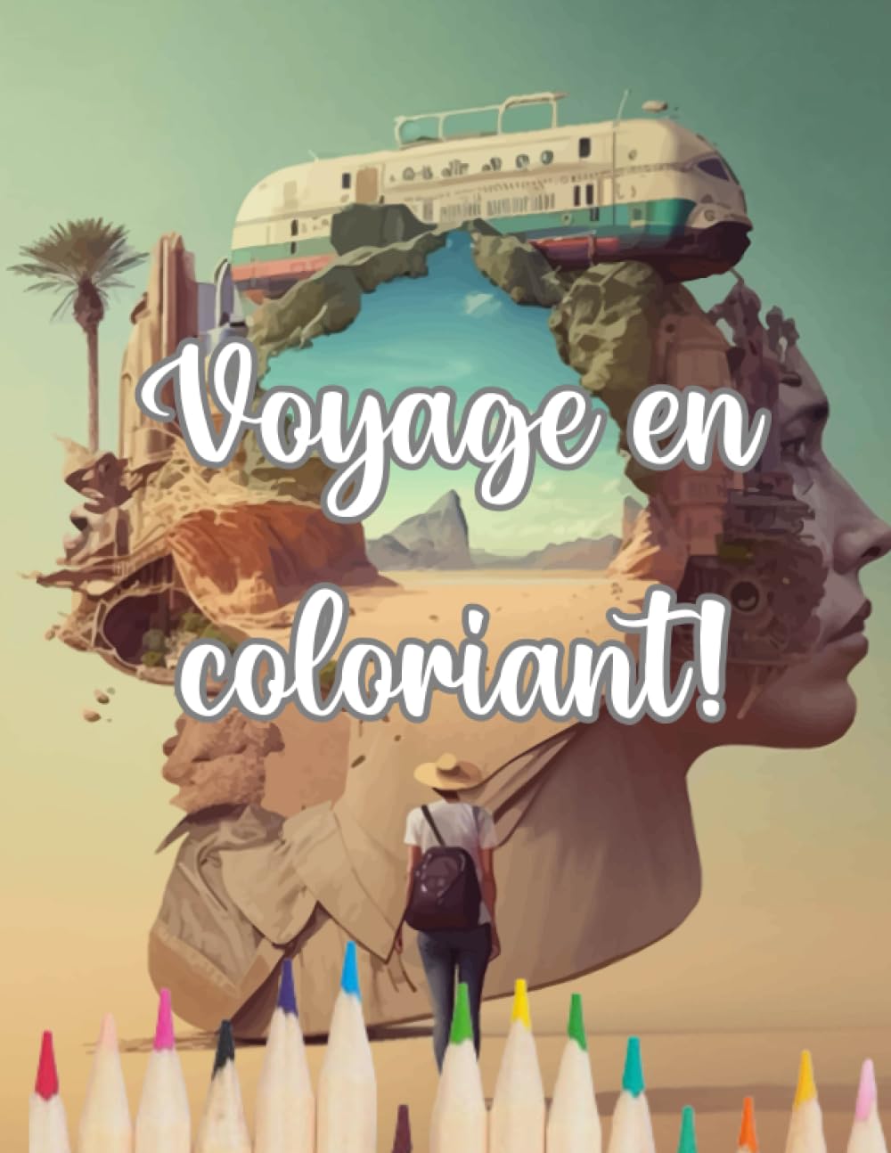 Livre de Coloriage, Voyage et Lieux Iconiques, Livre de coloriage pour adultes, voyage autour du monde, villes, paysages et monuments Arts & Music