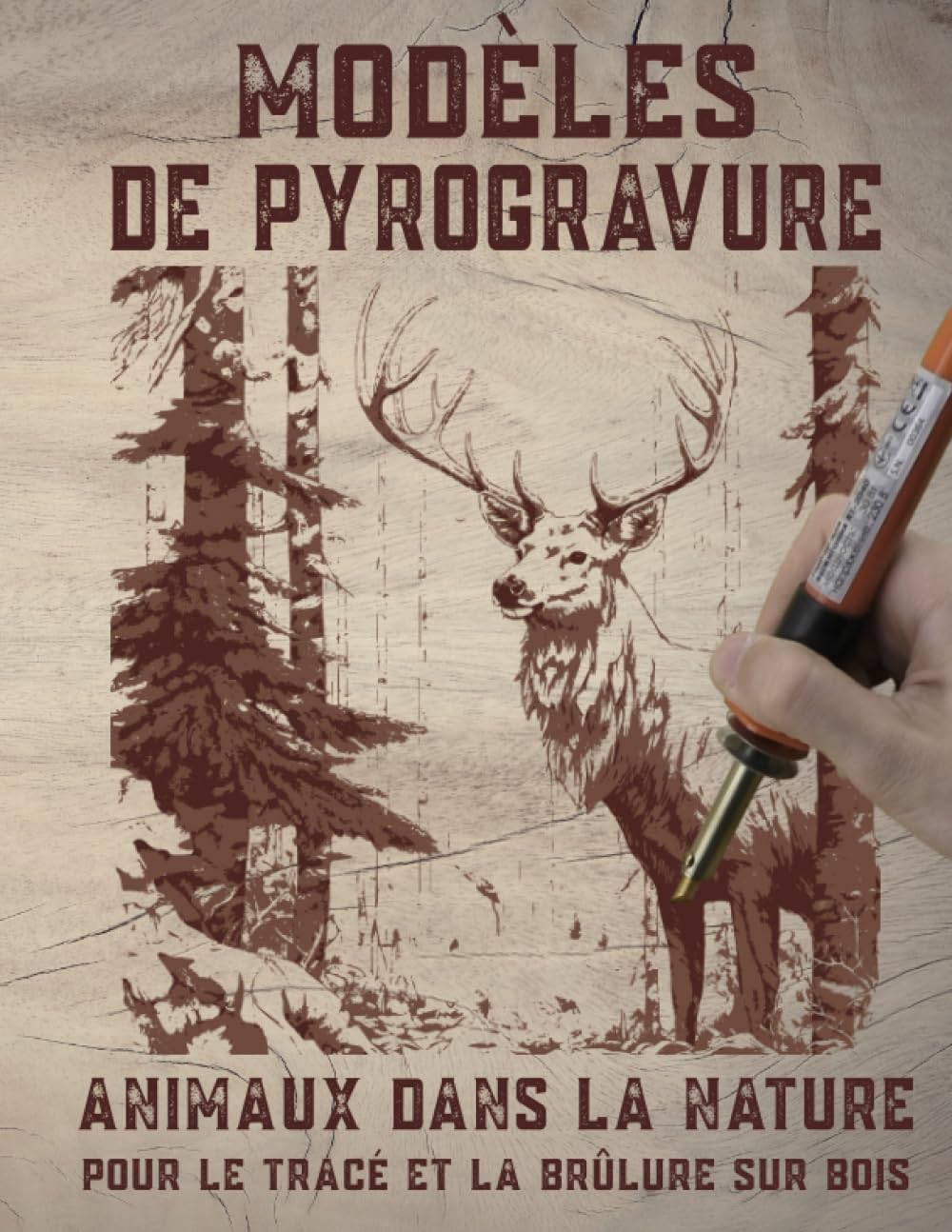 Modèles de pyrogravure: Animaux dans la nature, pour le tracé et la brûlure sur bois book