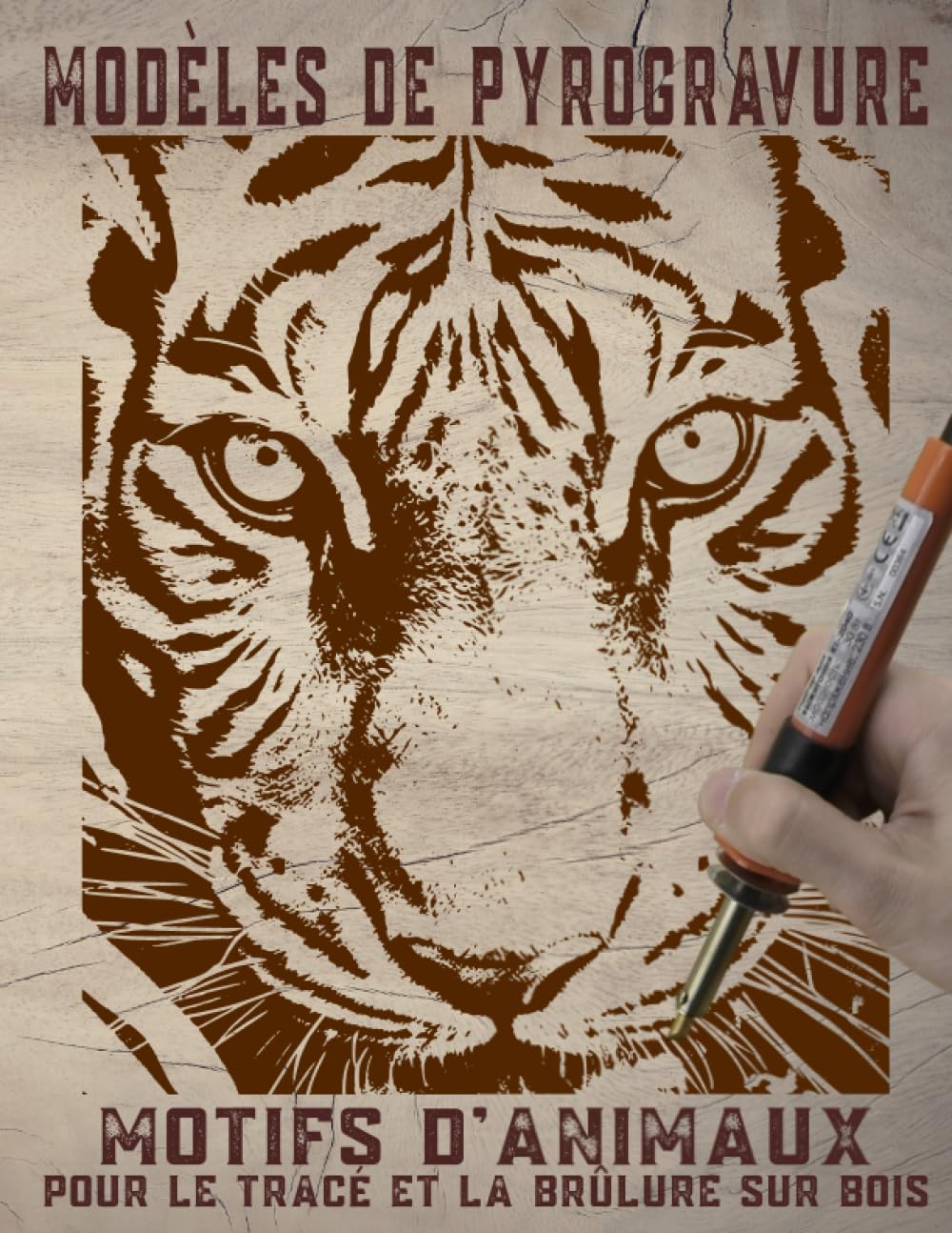 Modèles de pyrogravure : Motifs d'animaux, pour le tracé et la brûlure sur bois book