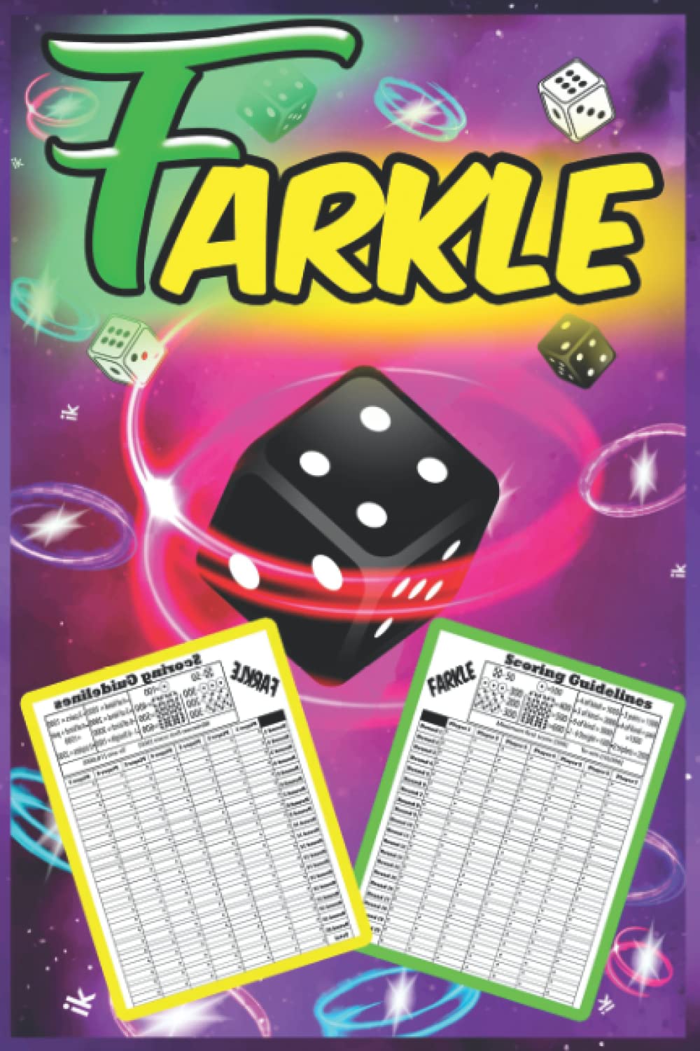 Farkle: 200 score pads for scorekeeping to enjoy and record your card games with your family and friends Leisure & Fun