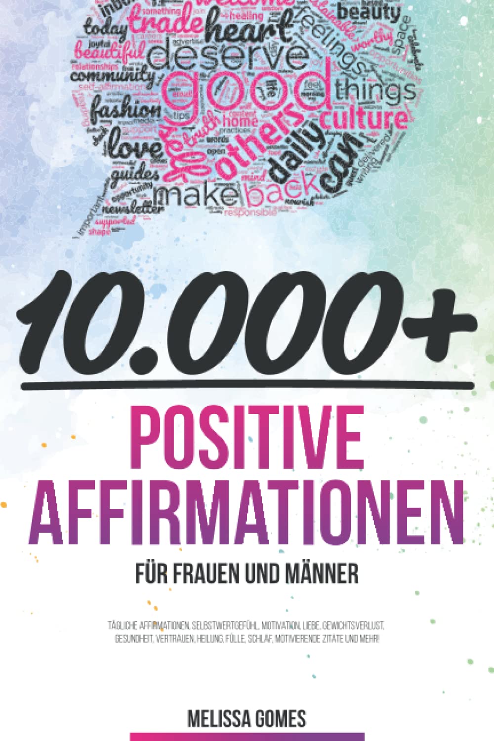 10.000+ Positive Affirmationen Für Frauen Und Männer: Tägliche Affirmationen, Selbstwertgefühl, Motivation, Liebe, Gewichtsverlust, Gesundheit, Vertrauen, Heilung, Fülle, Schlaf, motivierende Zitate Self-help