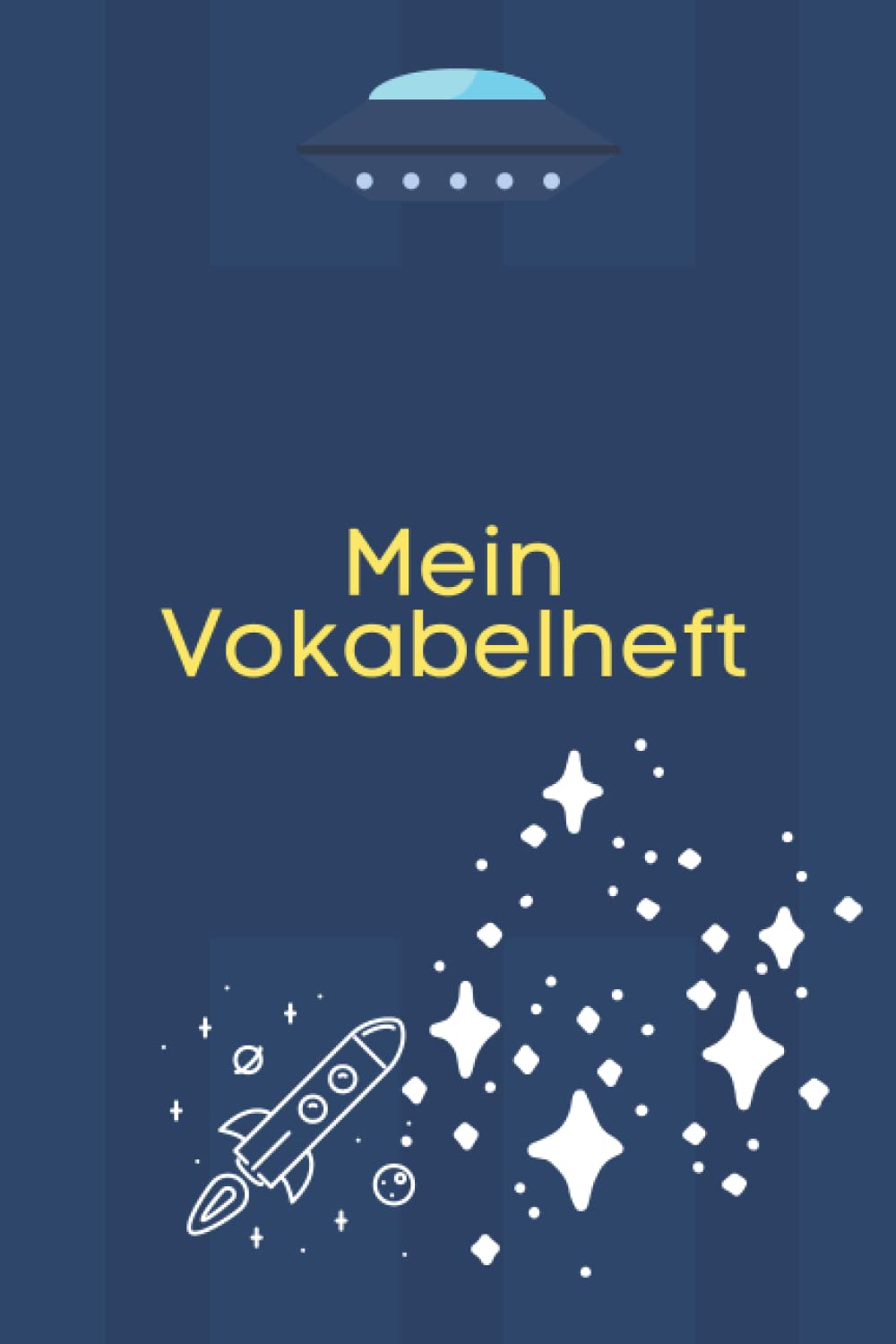 Mein Vokabelheft: A5 120 Seiten 2 Spalten - Schulheft zum Vokabeln üben - Kinder Jungs Books