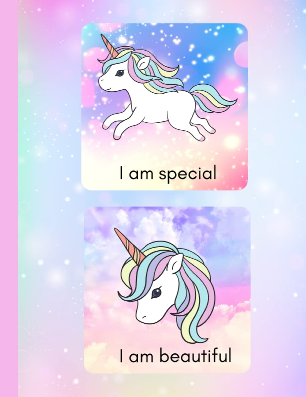 Affirmations - Primary Story Journal: Dotted Midline and Journal Space > Grades K-2 > 110 Exercise Pages > Unicorn Pink Purple Journal Notebook Media & Communication