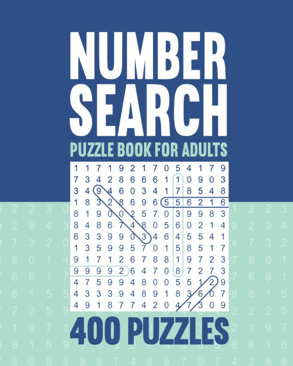 Number Search Book for Adults: Big Puzzle Book with 400 Number Find Puzzles for Seniors and Adults - Vol 2 Leisure & Fun