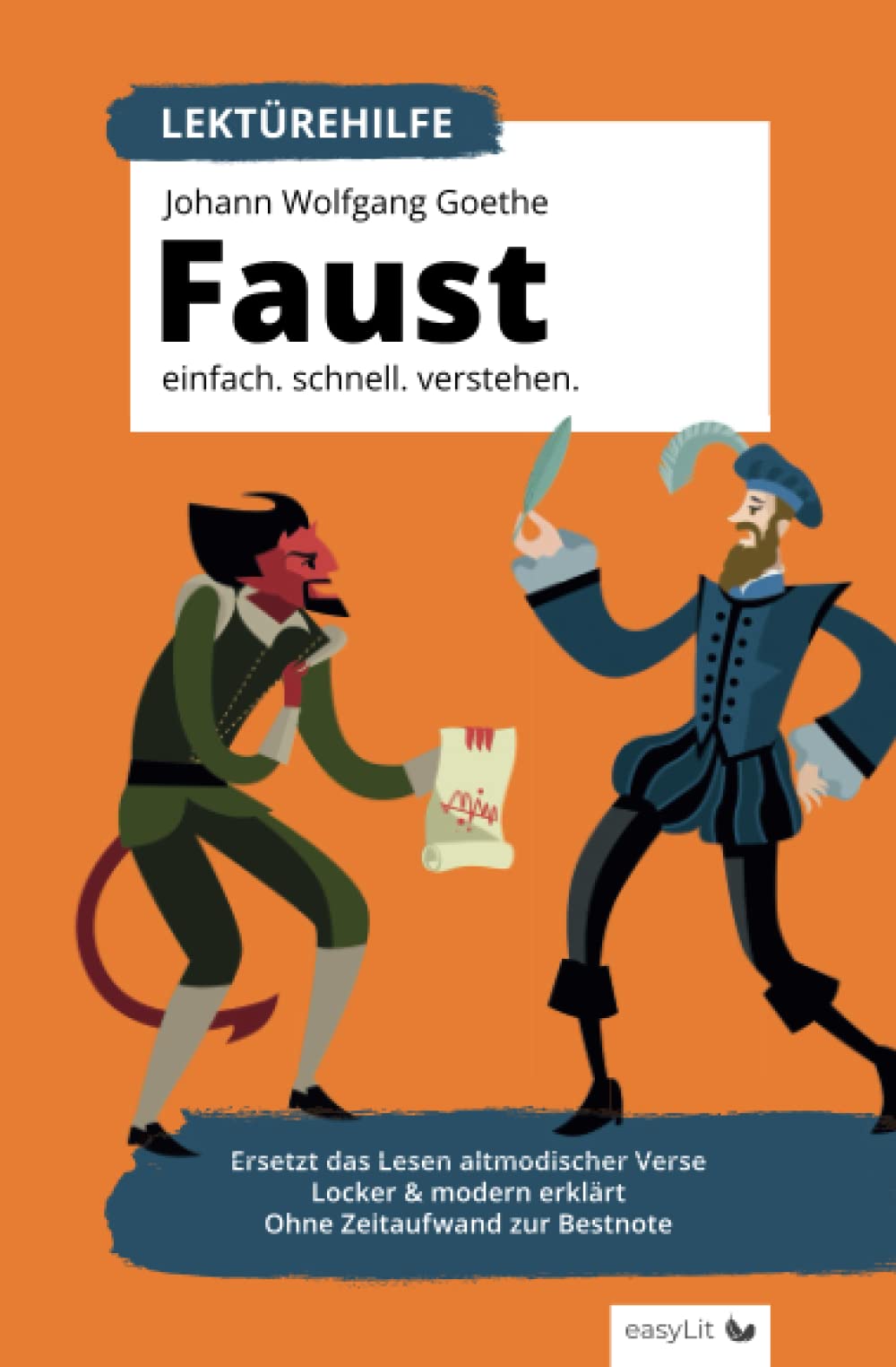 Lektürehilfe: Goethe – Faust I. Einfach. Schnell. Verstehen. Ersetzt das Lesen altmodischer Verse. Locker & modern erklärt. Ohne Zeitaufwand zur Bestnote.: Für Abi, Matura und Klausuren Non-fiction