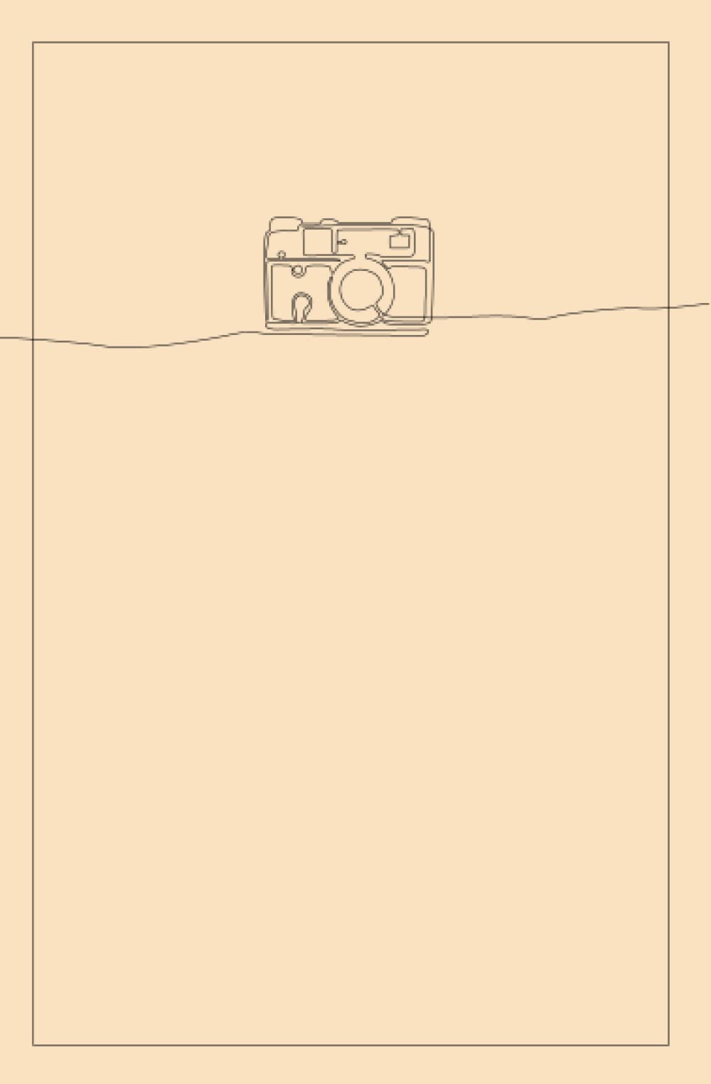 Carnet de note Oneline Minimalist - Passion Photo - Création Française - 150 pages de notes - pages lignées: Carnet de note sobre minimaliste, ... dessins en un trait unique - Appareil Photo book