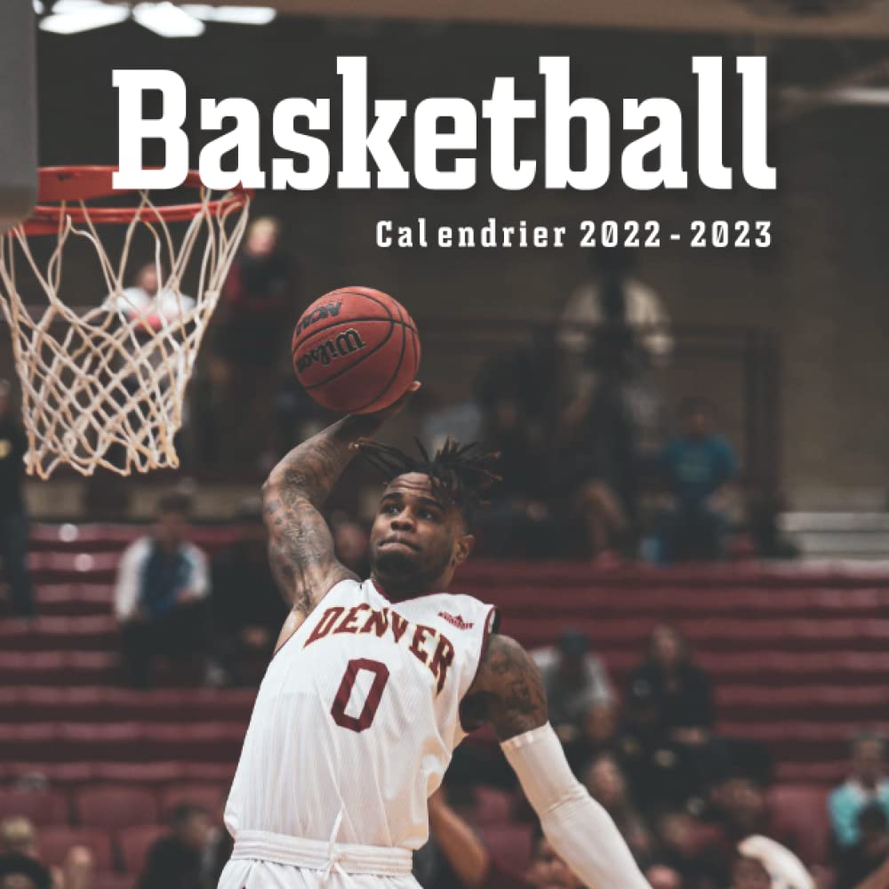 Basketball Calendrier: Calendrier 2022 2023 - 8.5''x8.5'' - Cadeaux pour la famille et les amis book