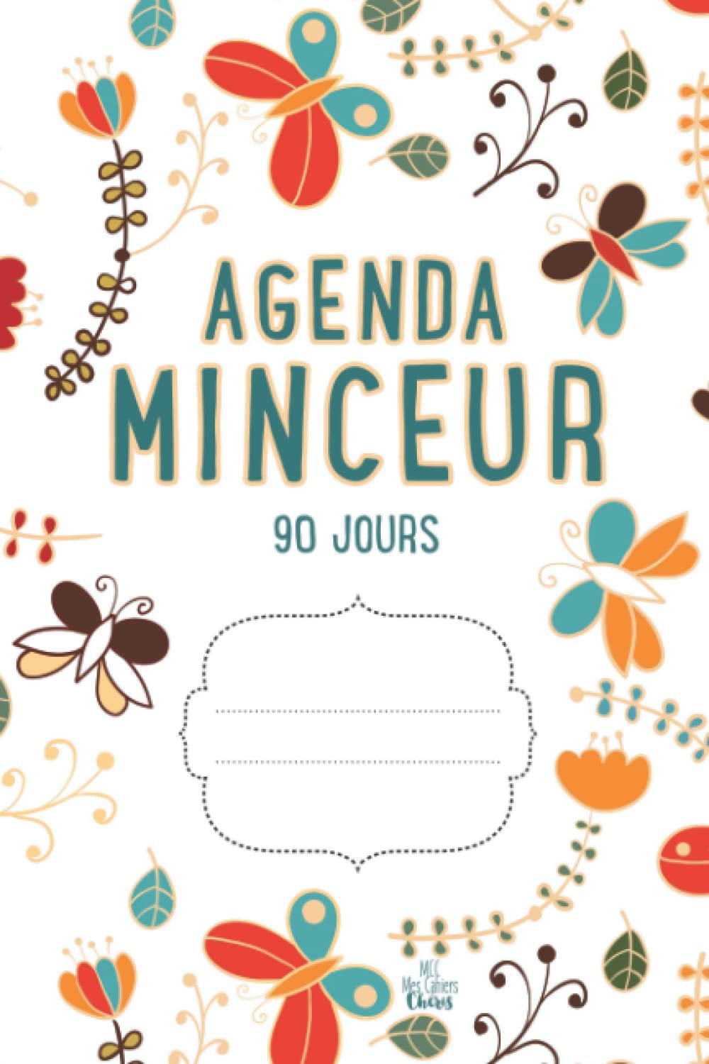 AGENDA MINCEUR 90 Jours: Journal alimentaire et d’activité sportive (Blanc) Health, Nutrition & Fitness
