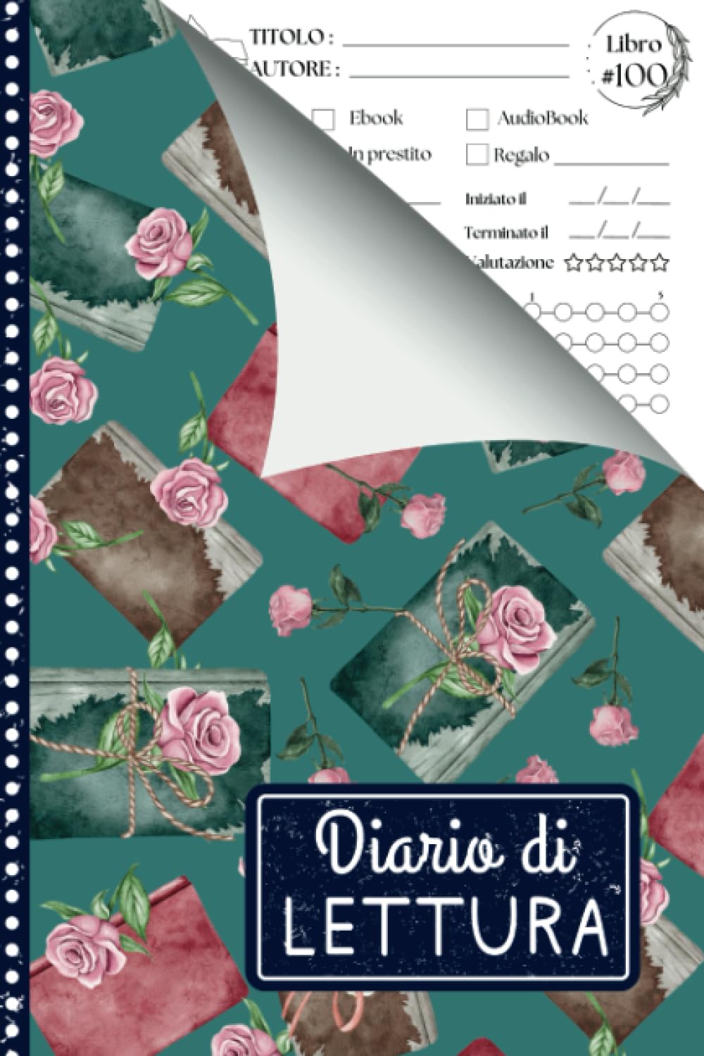 Diario Di Lettura: Reading journal italiano | taccuino delle letture | Tieni traccia dei tuoi libri e delle tue recensioni | 100 pagine - ''15,24 x 22,86 cm" book