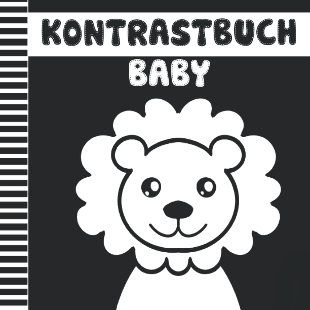 Kontrastbuch Baby: Schwarz Weiß Buch Baby | Erstes Bilderbuch zur visuellen Stimulation für Neugeborene, ab 0 Monate Parents & Children