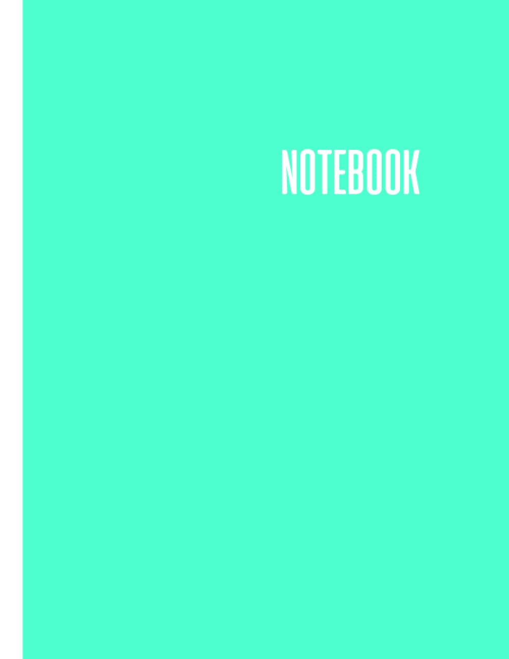 Notebook: Unlined Notebook - Large (8.5 x 11 inches) - 100 Pages Novels & Short Stories
