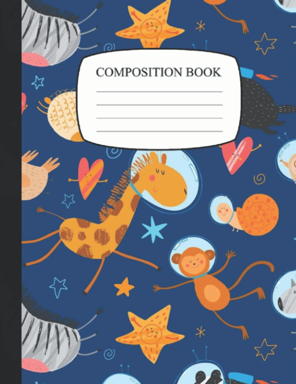 Composition Notebook: Space Wide Ruled Notebook for School, Workbook for Kids, Teens, and Adults, 120 Pages 8.5X11 Inches. Religion & Esotericism