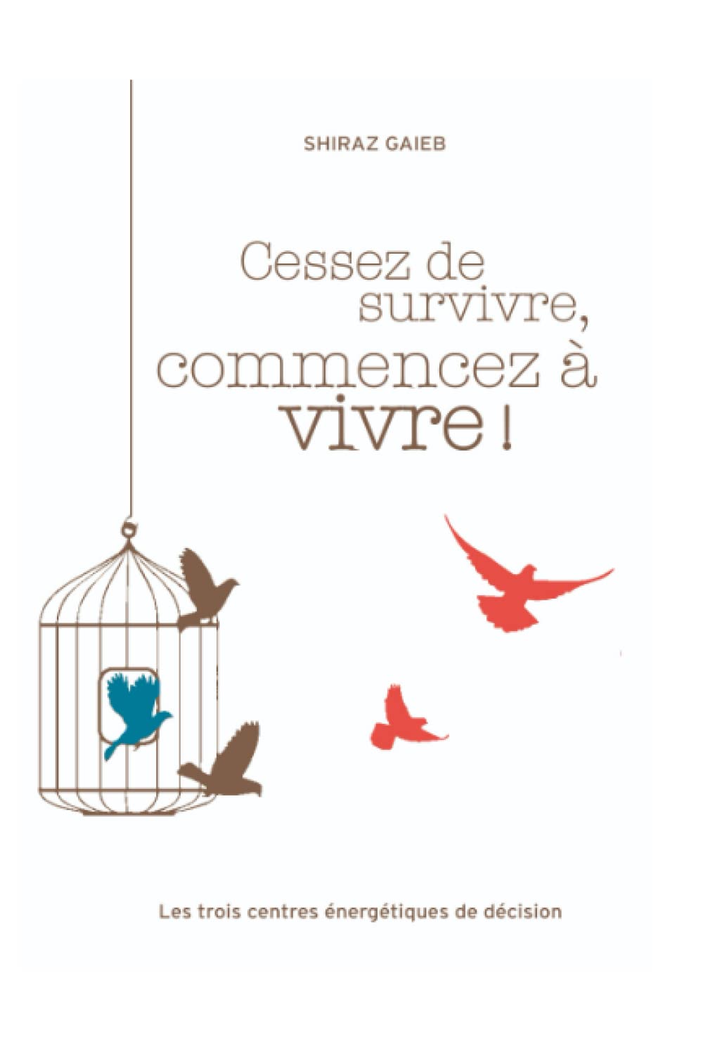 CESSEZ DE SURVIVRE, COMMENCEZ À VIVRE!: Les trois centres énergétiques de décision Self-help
