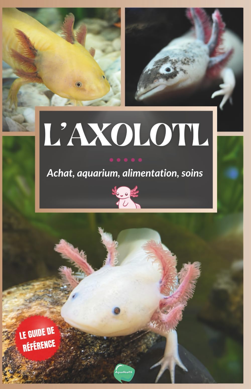 L'axolotl: Guide complet pour débutants sur la salamandre la plus spéciale - Achat, aquarium, soins, alimentation, entretien, maladies, tout ce qu'il faut savoir sur le chien d'eau du Mexique Pets