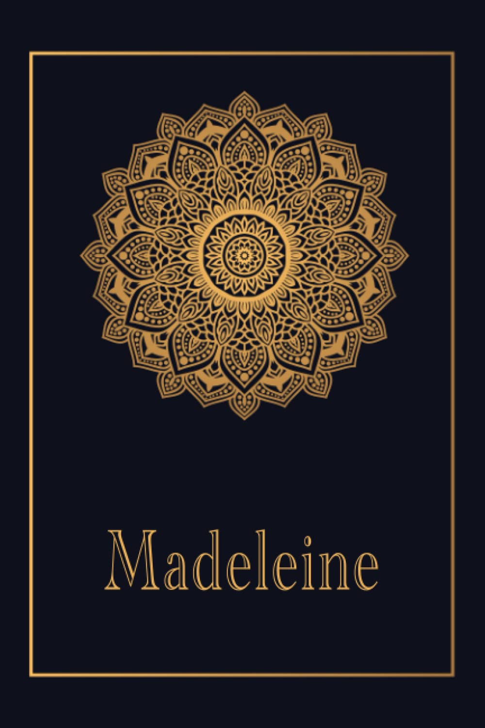 Madeleine: Personalized Mandala Dot Graph Paper Notebook For Girls With Name, Mandala Dot Graph Paper Journal for Princesses, Perfect Mandala Dot ... Gifts for Her as ... 6 x 9 110 Pages. Novels & Short Stories