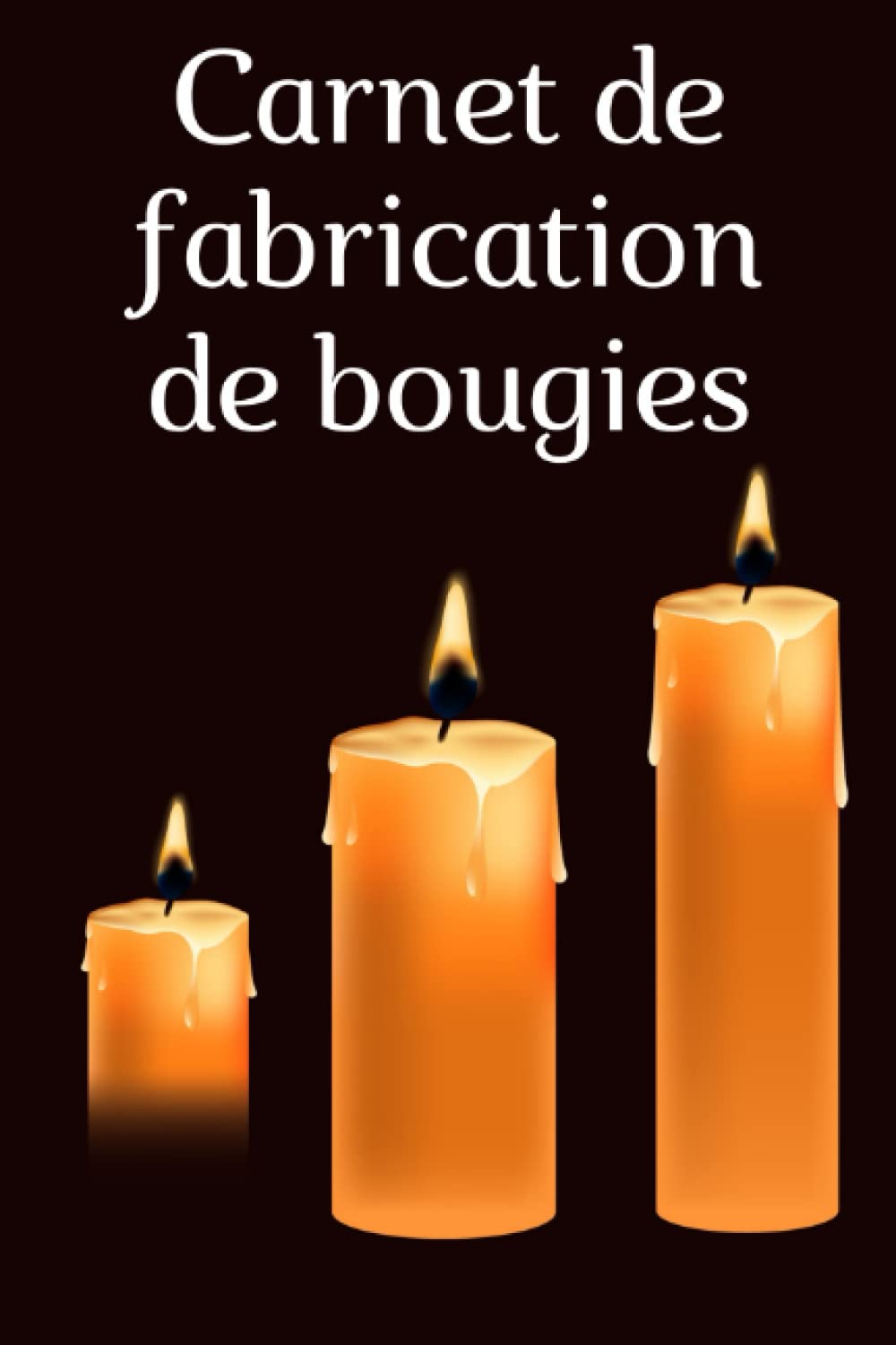 Carnet de Fabrication de Bougies: Carnet de recettes de bougies à remplir - Bougie fait maison - 100 pages book