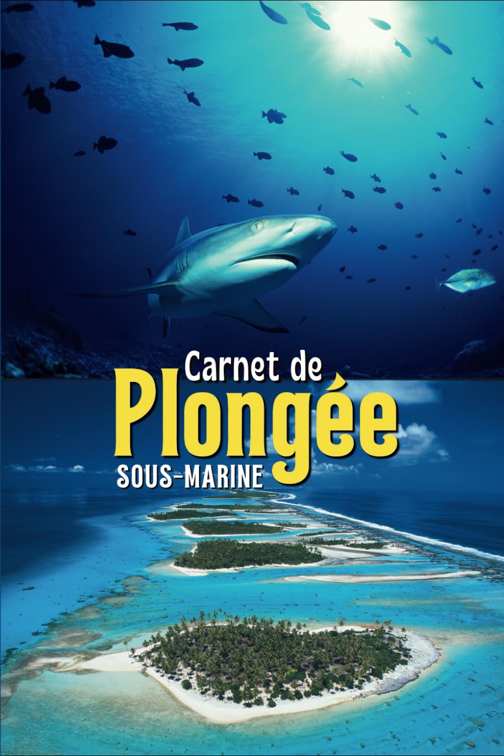 Carnet de Plongée thème Requin Gris de Tiputa à Rangiroa: Carnet de Bord et de suivi des plongées et explorations sous-marine ⎮ Journal à remplir 100 ... français⎮FFESSM CMAS PADI SSI ⎮Diving Logbook Leisure & Fun