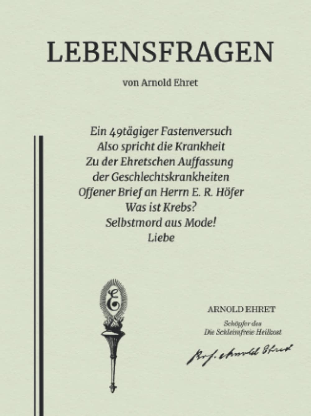 Product Image: Lebensfragen: von Arnold Ehret