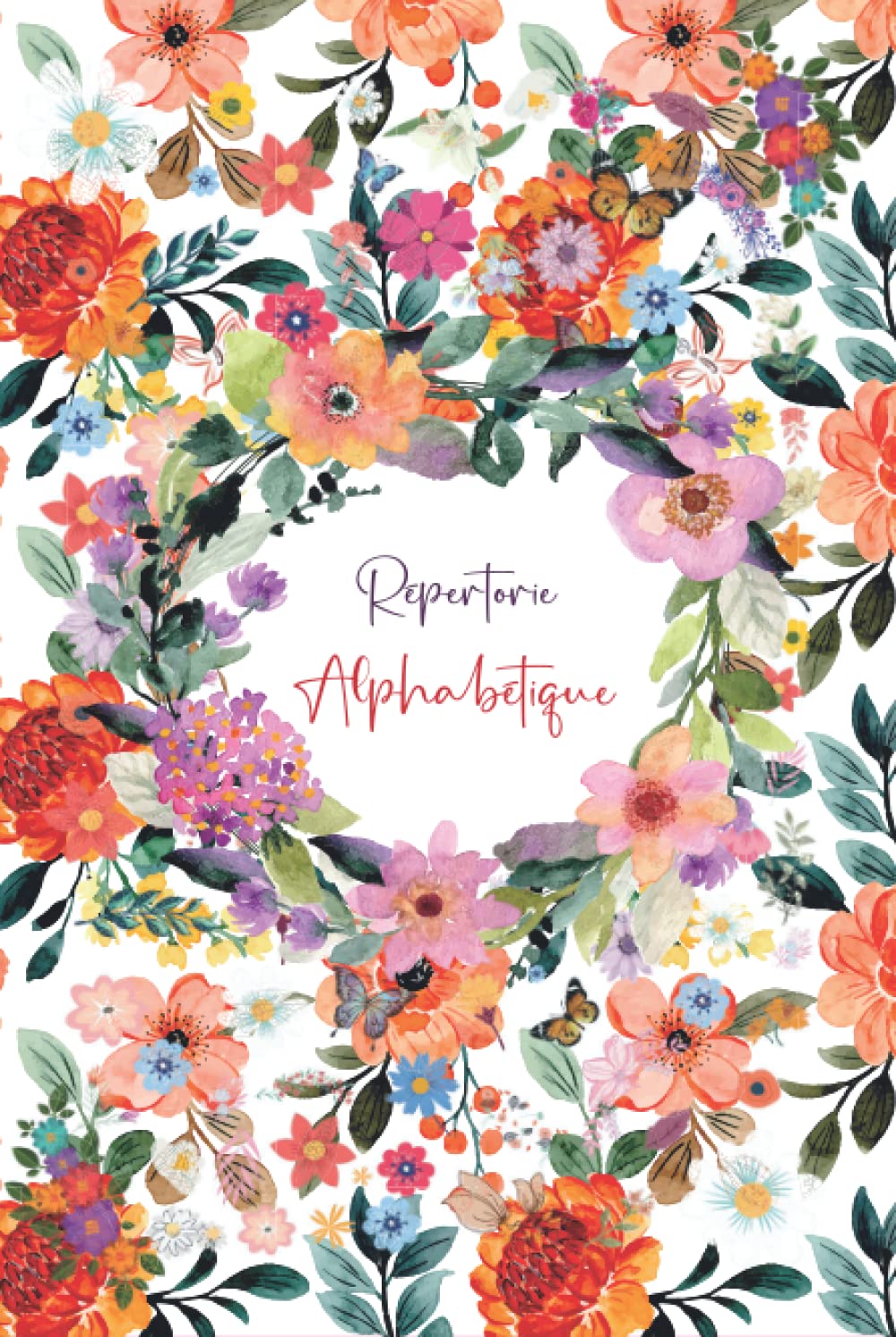 Répertoire Alphabétique: 160 pages avec des repères pour chaque lettres book