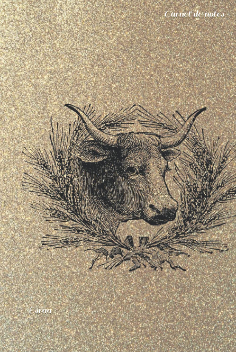 Carnet de notes: motif vache, carnet de notes noir et blanc ,cahier de notes 120 pages lignées,carnet ligné pour écrire dedans , 6x9 pouces book