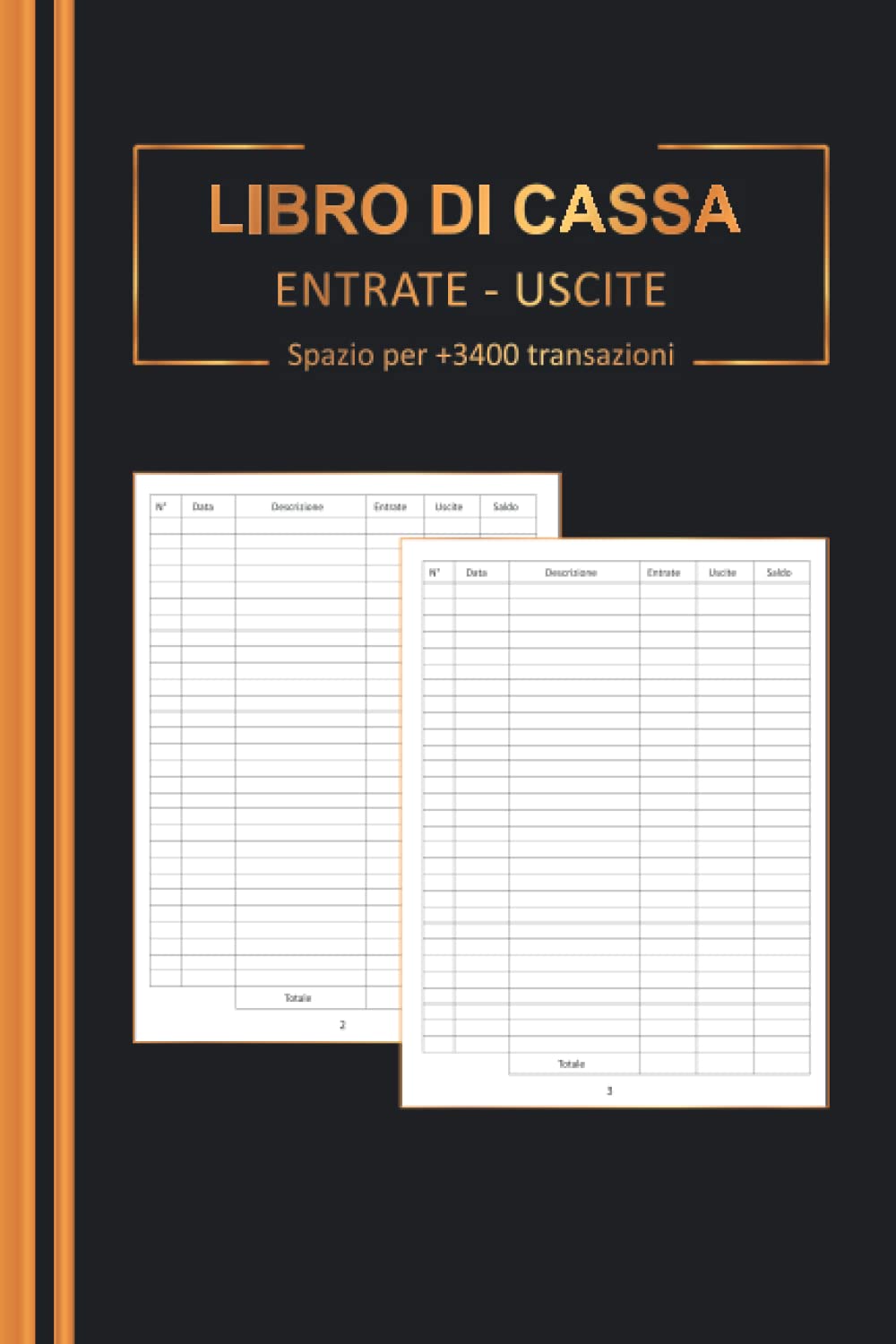 Libro Di Cassa Semplice: Quaderno Entrate - Uscite Ideale per i proprietari di piccole imprese e lavoratori autonomi 120 Pagine - DIN A5 book