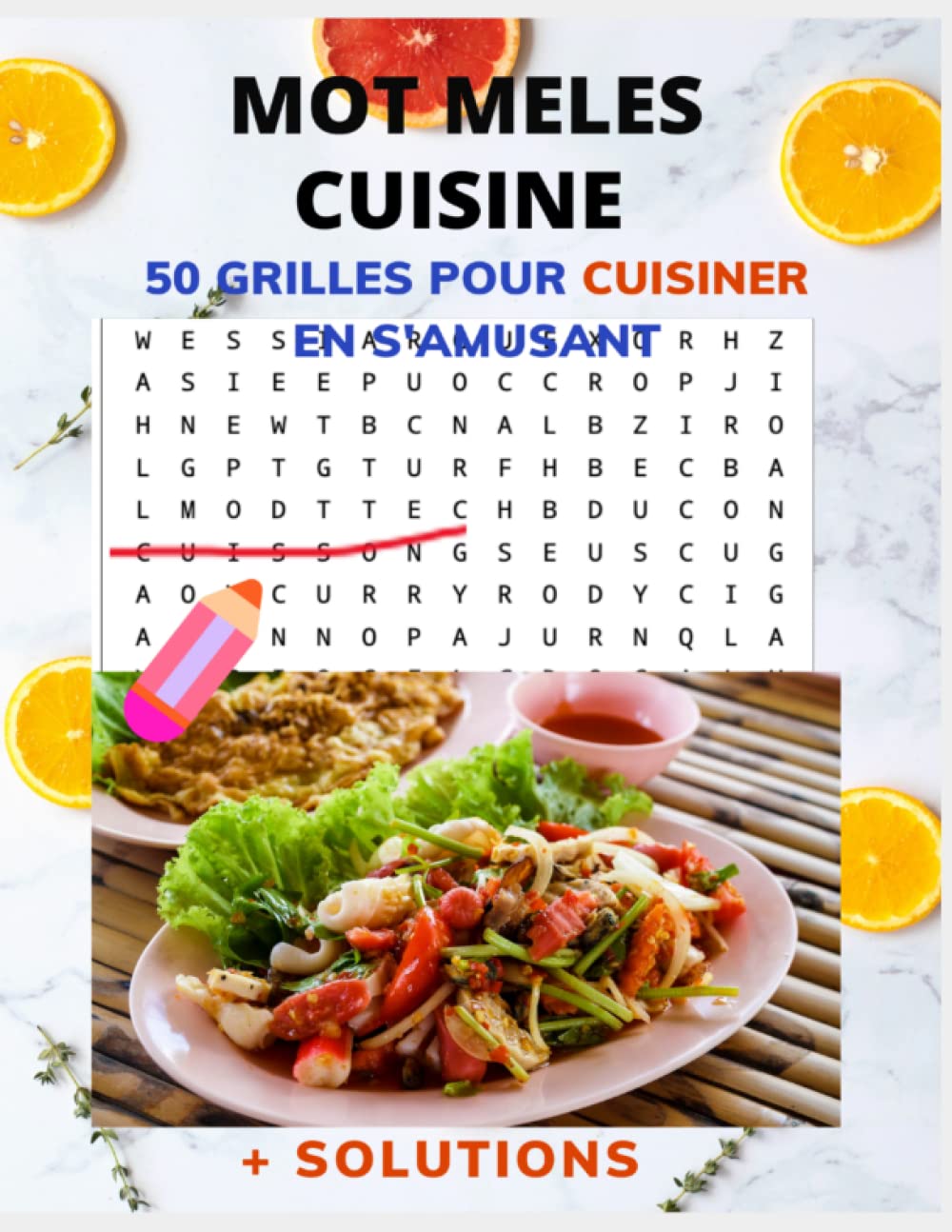 MOT MELES CUISINE: Mot Melés special cuisine | 50 grilles pour enrichir son vocabulaire culinaire | plus de 1000 mots de cuisine du monde entier | voyager en cuisinant| grand format| Essays & Short Stories