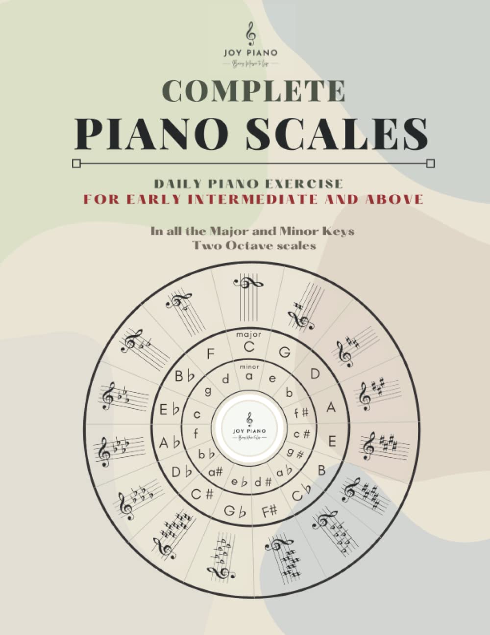 Complete Piano Scales: Scale Book in all the Major and Minor Keys for Intermediate to Advanced Levels -- Including Additional Instructions on Music Fundamentals and Circle of fifths book