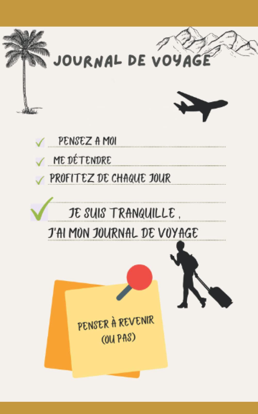 Journal de voyage 1 semaine book