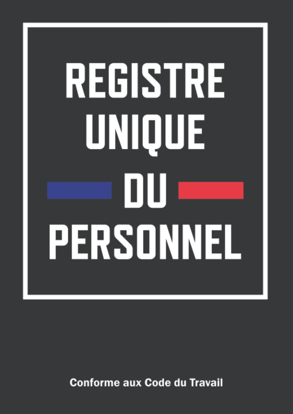 Registre Unique du Personnel: Conforme au Code du Travail | Cahier Obligatoire pour la Gestion du Personnel Salariés et Stagiaires | 200 Fiches Grand Format à Remplir book