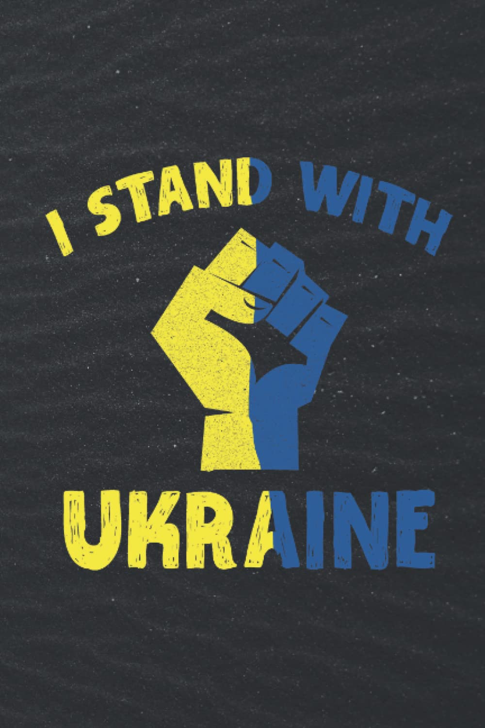 I STAND WITH UKRAINE - Carnet de notes, Papier à coordonnées, Papier quadrillé, Papier quadrillé, Papier mathématique: Agenda, Cahier d'exercices 6x9 ... Livre de poche, Couverture souple Brillant book