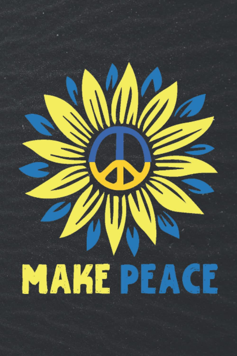 MAKE PEACE - Carnet de notes, journal: Papier à coordonnées, papier quadrillé, papier quadrillé, papier mathématique. Agenda, cahier d'exercices 6x9 ... de poche, couverture souple et brillante book