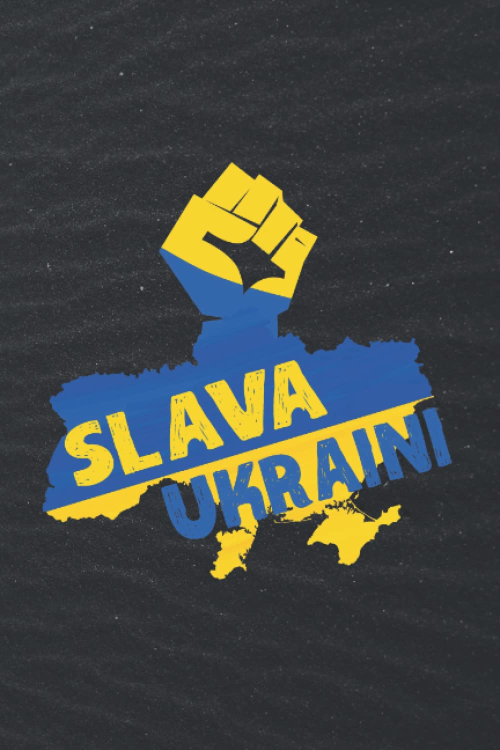 SLAVA UKRAINI - Carnet de notes avec journal de prières de l'Ukraine: Agenda, Cahier d'exercices 6x9 pouces, 120 Pages blanches avec papier ligné, Livre de poche, Couverture souple brillante book