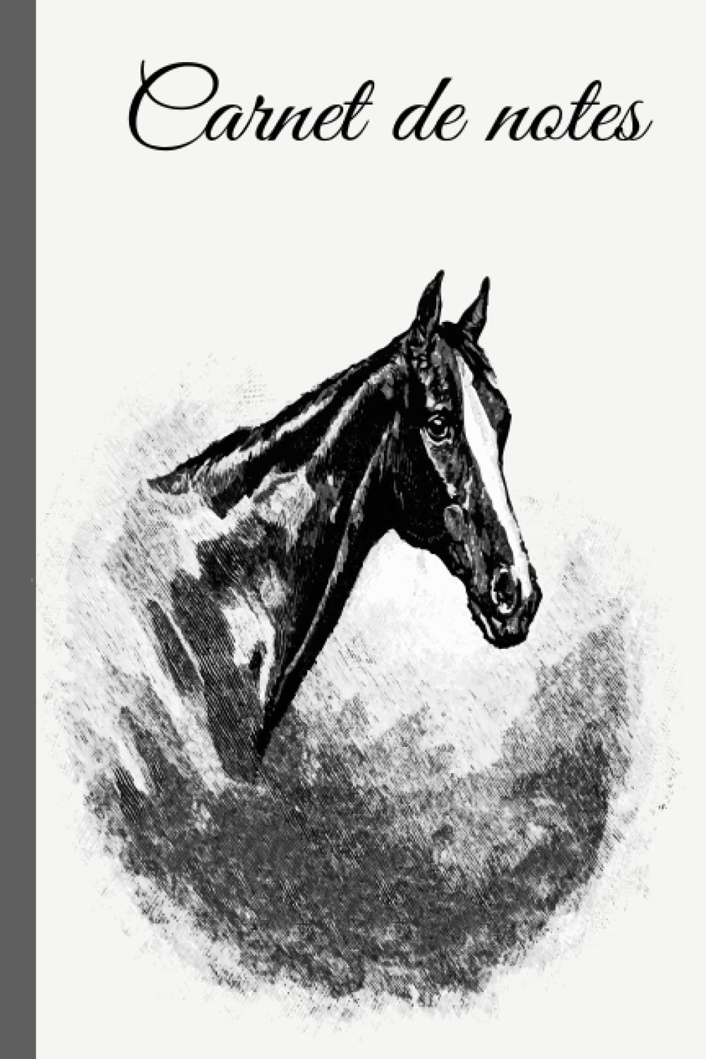 Carnet de notes Cheval: Cahier de cheval à larges lignes, cahier de papier ligné pour l'école, les étudiants, cadeau pour enfants, garçons, filles, adolescents, cahier de chevaux, amoureux des chevaux book