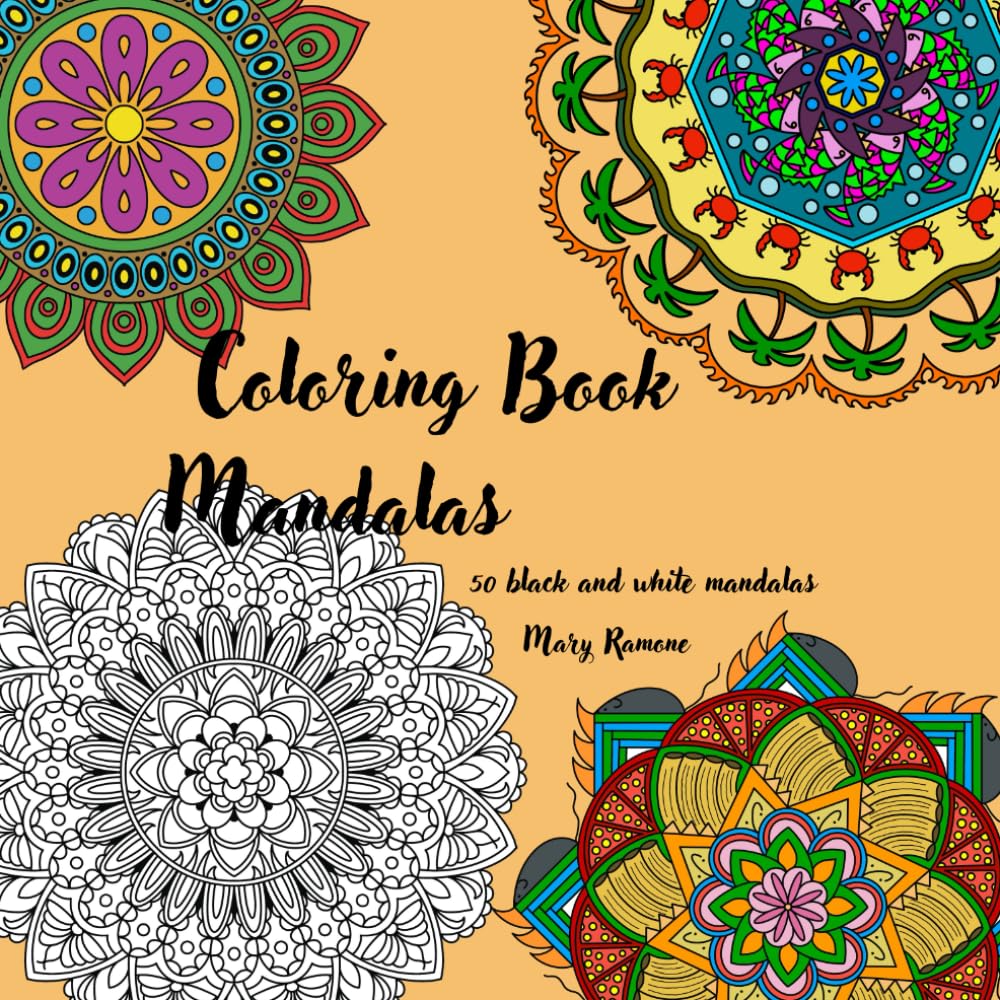 Coloring Mandalas: 50 hand made mandalas for coloring Hobbies & Crafts